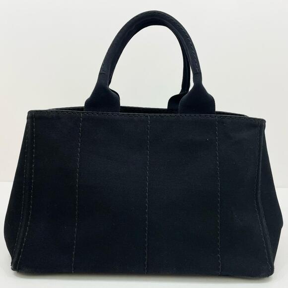 Prada Canapa Tote Bag Black - Picture 3 of 12